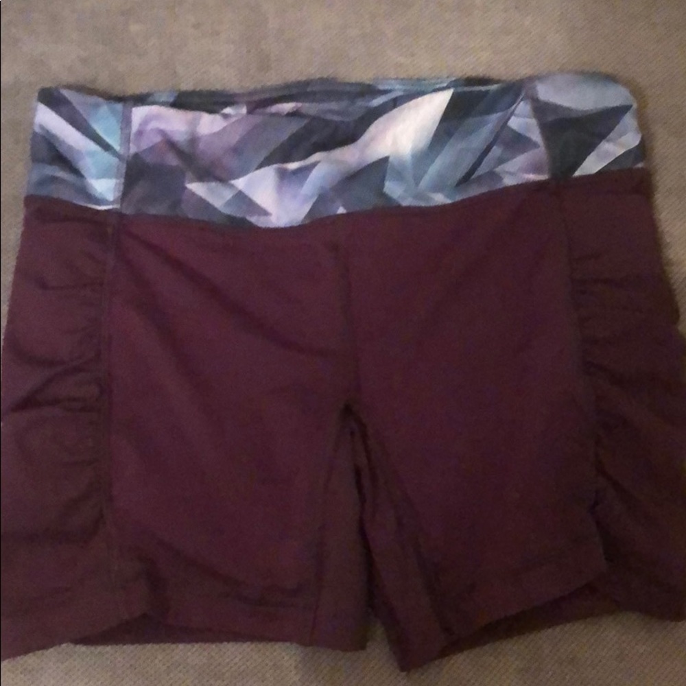 Lululemon fitted workout shorts